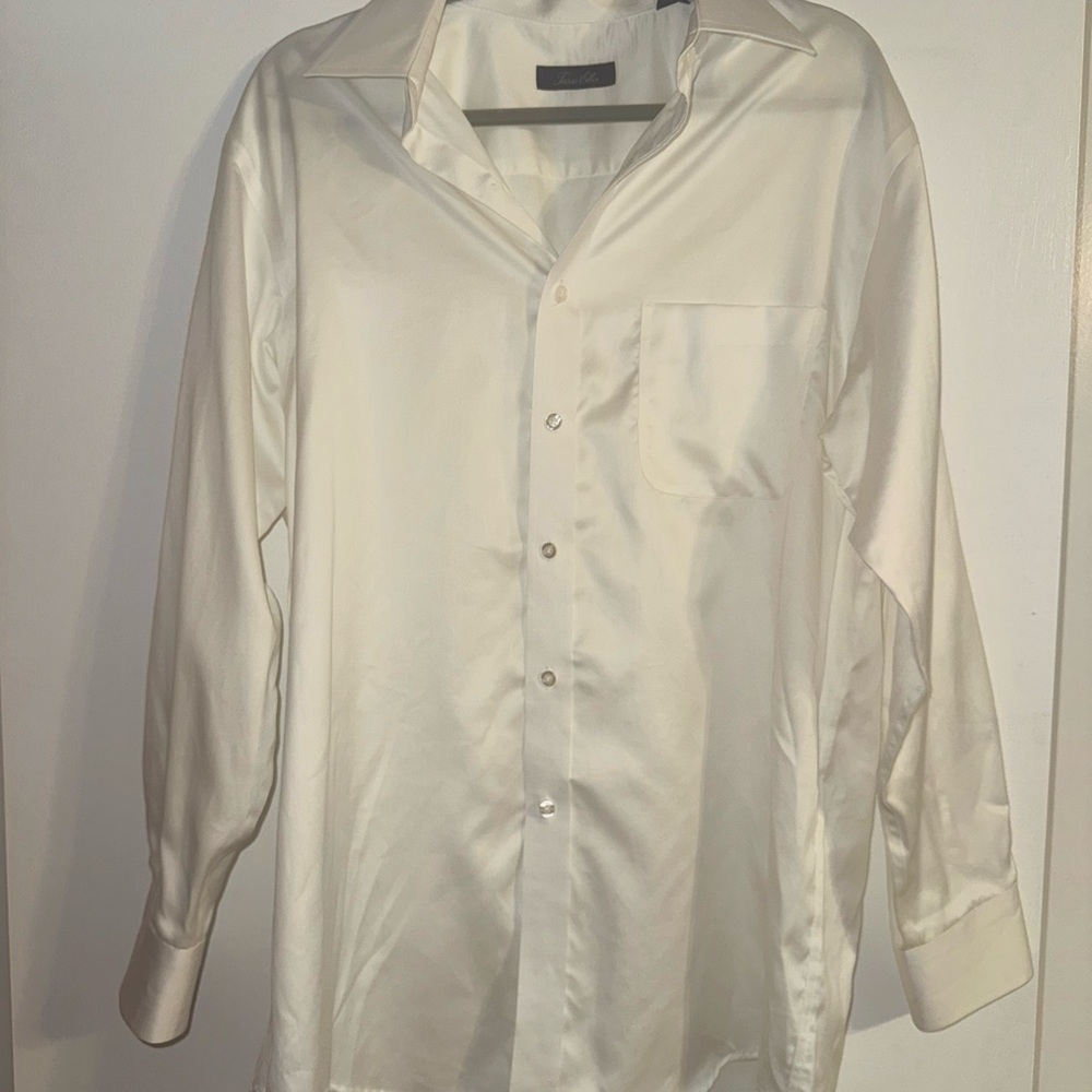 Cream Shirt- 100% Egyptian Cotton